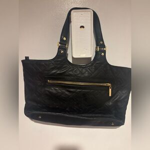 Tory Burch Bombe Leather Tote logo purse designer handbag t design accessory bag